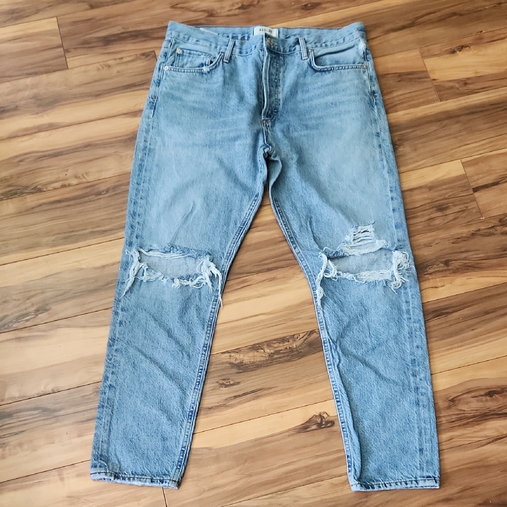 Agolde Jaime Jeans Distressed Organic Cotton